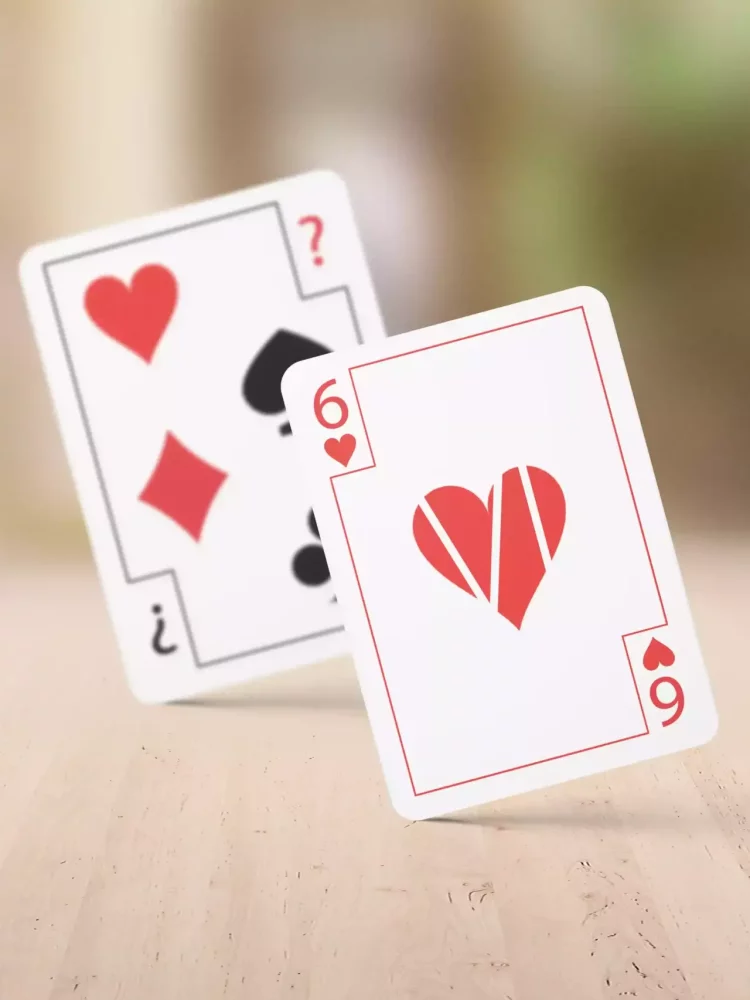 Mockup de cartes à jouer