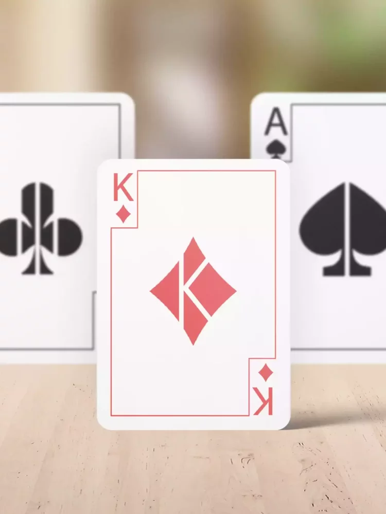 Mockup de cartes à jouer
