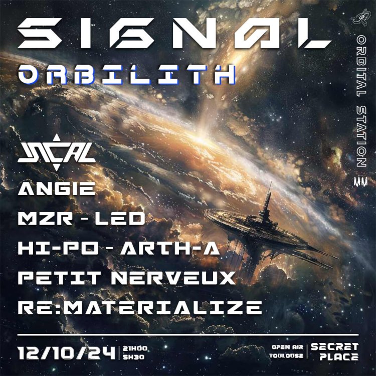 VIsuel pour la soirée Signal - Orbilith