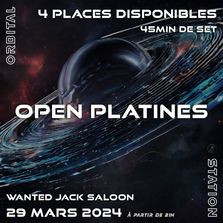 VIsuel pour une soirée Open Platines