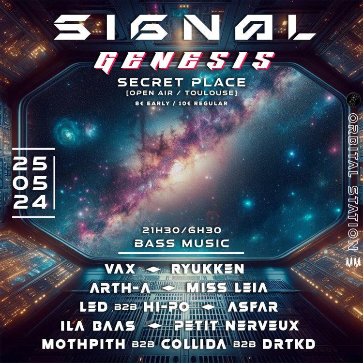 VIsuel pour la soirée Signal - Genesis